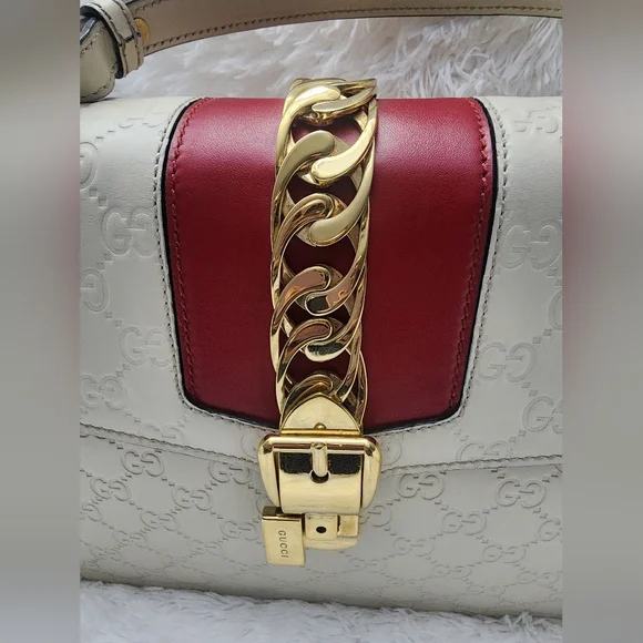 Gucci Leather Sylvie 2way Handbag - Picture 9 of 14